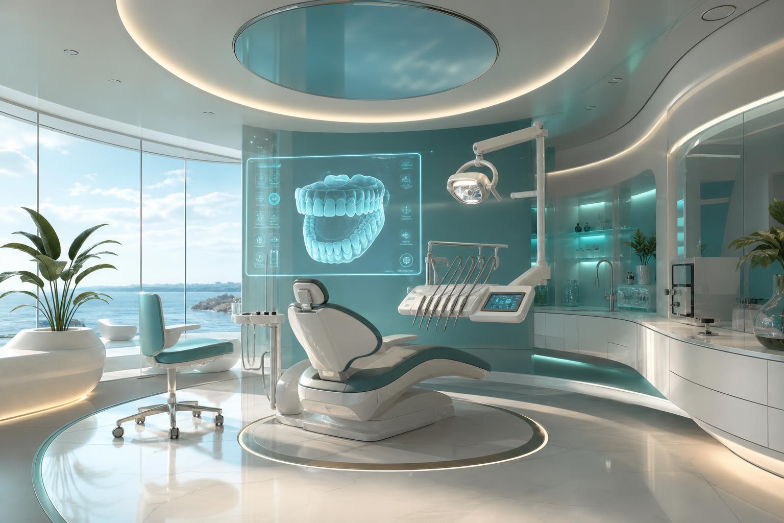 Clínica dental futurista